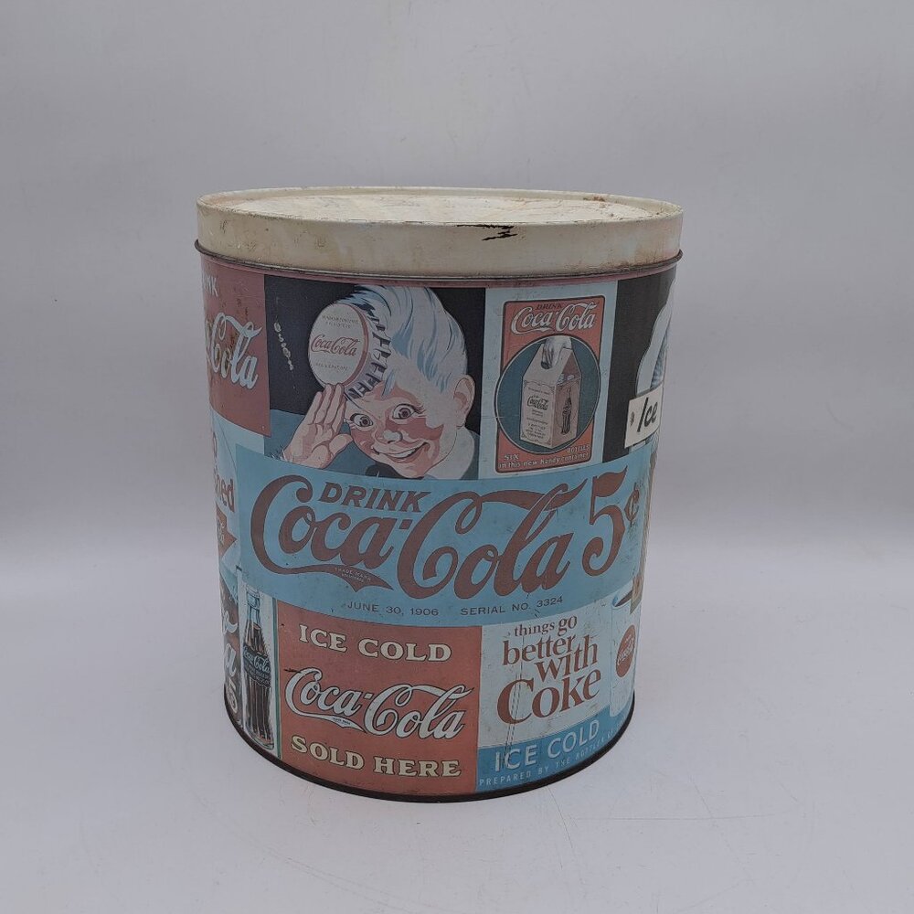 Vintage Coca Cola Bucket Or Pail